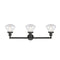 Innovations Lighting Olean 3 Light Bath Vanity Light Part Of The Franklin Restoration Collection 205-BK-G324-LED
