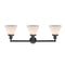 Innovations Lighting Large Cone 3 Light Bath Vanity Light Part Of The Franklin Restoration Collection 205-BK-G41