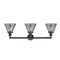 Innovations Lighting Large Cone 3 Light Bath Vanity Light Part Of The Franklin Restoration Collection 205-BK-G43-LED