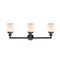 Innovations Lighting Small Bell 3 Light Bath Vanity Light Part Of The Franklin Restoration Collection 205-BK-G51-LED
