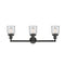 Innovations Lighting Small Bell 3 Light Bath Vanity Light Part Of The Franklin Restoration Collection 205-BK-G52-LED