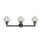 Innovations Lighting Small Oxford 3 Light Bath Vanity Light Part Of The Franklin Restoration Collection 205-BK-G532