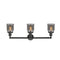 Innovations Lighting Small Bell 3 Light Bath Vanity Light Part Of The Franklin Restoration Collection 205-BK-G53-LED