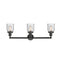 Innovations Lighting Small Bell 3 Light Bath Vanity Light Part Of The Franklin Restoration Collection 205-BK-G54-LED