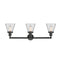 Innovations Lighting Small Cone 3 Light Bath Vanity Light Part Of The Franklin Restoration Collection 205-BK-G62-LED