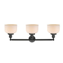 Innovations Lighting Large Bell 3 Light Bath Vanity Light Part Of The Franklin Restoration Collection 205-BK-G71-LED