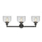 Innovations Lighting Large Bell 3 Light Bath Vanity Light Part Of The Franklin Restoration Collection 205-BK-G72-LED