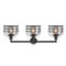 Innovations Lighting Large Bell Cage 3 Light Bath Vanity Light Part Of The Franklin Restoration Collection 205-BK-G73-CE-LED