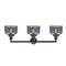 Innovations Lighting Large Bell 3 Light Bath Vanity Light Part Of The Franklin Restoration Collection 205-BK-G73-LED