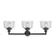 Innovations Lighting Large Bell 3 Light Bath Vanity Light Part Of The Franklin Restoration Collection 205-BK-G74-LED