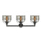 Innovations Lighting Large Bell Cage 3 Light Bath Vanity Light Part Of The Franklin Restoration Collection 205-BK-G78-CE-LED