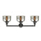 Innovations Lighting Large Bell 3 Light Bath Vanity Light Part Of The Franklin Restoration Collection 205-BK-G78