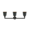 Innovations Lighting Addison 3 Light Bath Vanity Light Part Of The Franklin Restoration Collection 205-BK-M9-BK-LED