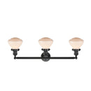 Innovations Lighting Olean 3 Light Bath Vanity Light Part Of The Franklin Restoration Collection 205-OB-G321-LED