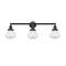 Olean Bath Vanity Light shown in the Oil Rubbed Bronze finish with a Seedy shade