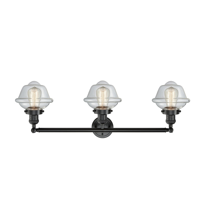 Innovations Lighting Small Oxford 3 Light Bath Vanity Light Part Of The Franklin Restoration Collection 205-OB-G532-LED