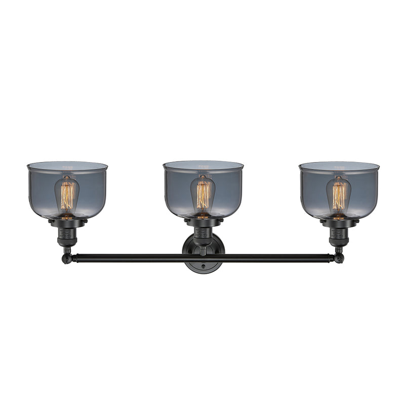 Innovations Lighting Large Bell 3 Light Bath Vanity Light Part Of The Franklin Restoration Collection 205-OB-G73