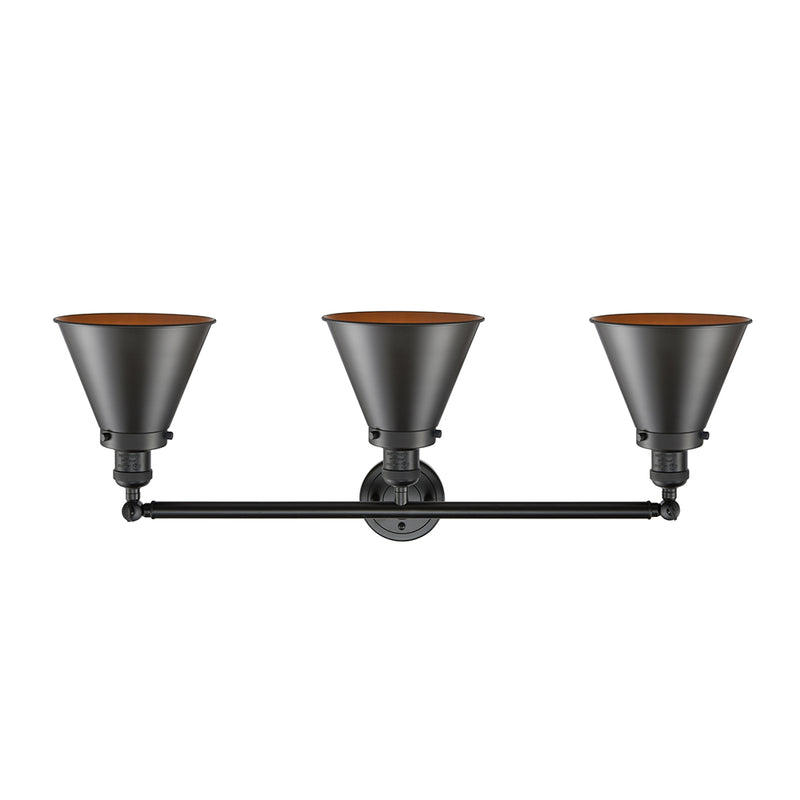 Innovations Lighting Appalachian 3 Light Bath Vanity Light Part Of The Franklin Restoration Collection 205-OB-M13-OB