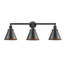 Appalachian Bath Vanity Light shown in the Oil Rubbed Bronze finish with a Oil Rubbed Bronze shade