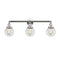 Beacon Bath Vanity Light shown in the Polished Chrome finish with a Clear shade