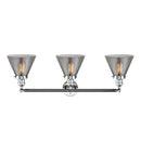 Innovations Lighting Large Cone 3 Light Bath Vanity Light Part Of The Franklin Restoration Collection 205-PC-G43