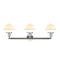 Innovations Lighting Small Oxford 3 Light Bath Vanity Light Part Of The Franklin Restoration Collection 205-PC-G531-LED