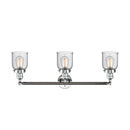 Innovations Lighting Small Bell 3 Light Bath Vanity Light Part Of The Franklin Restoration Collection 205-PC-G54