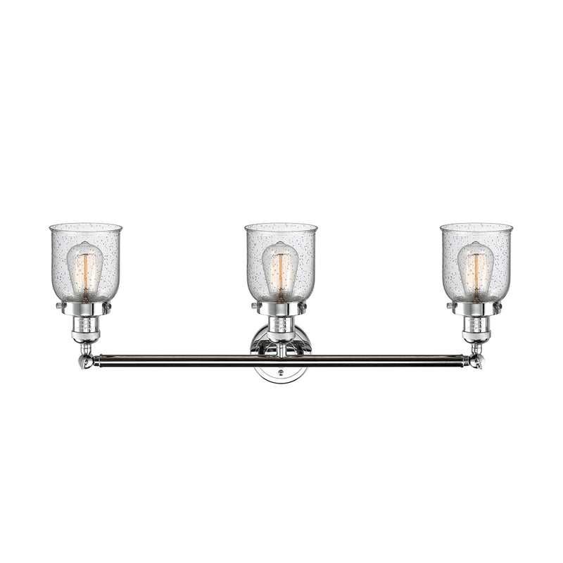 Innovations Lighting Small Bell 3 Light Bath Vanity Light Part Of The Franklin Restoration Collection 205-PC-G54