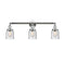 Bell Bath Vanity Light shown in the Polished Chrome finish with a Seedy shade