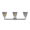 Innovations Lighting Small Cone 3 Light Bath Vanity Light Part Of The Franklin Restoration Collection 205-PC-G63-LED