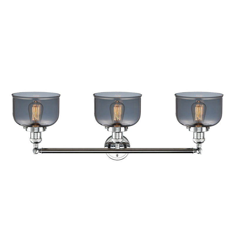 Innovations Lighting Large Bell 3 Light Bath Vanity Light Part Of The Franklin Restoration Collection 205-PC-G73