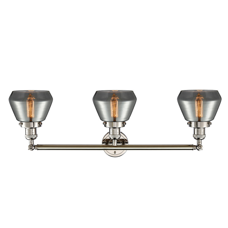 Innovations Lighting Fulton 3 Light Bath Vanity Light Part Of The Franklin Restoration Collection 205-PN-G173-LED