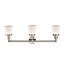 Innovations Lighting Small Canton 3 Light Bath Vanity Light Part Of The Franklin Restoration Collection 205-PN-G181S-LED