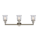 Innovations Lighting Small Canton 3 Light Bath Vanity Light Part Of The Franklin Restoration Collection 205-PN-G184S-LED