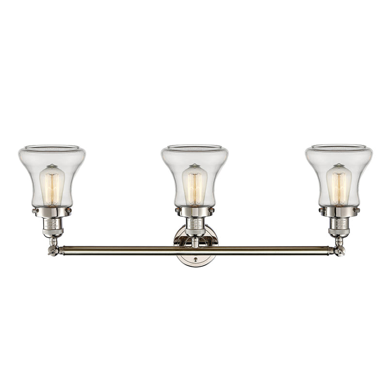 Innovations Lighting Bellmont 3 Light Bath Vanity Light Part Of The Franklin Restoration Collection 205-PN-G192