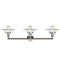 Innovations Lighting Halophane 3 Light Bath Vanity Light Part Of The Franklin Restoration Collection 205-PN-G1-LED