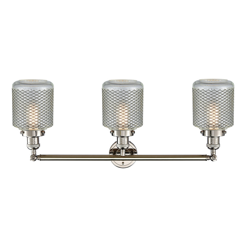 Innovations Lighting Stanton 3 Light Bath Vanity Light Part Of The Franklin Restoration Collection 205-PN-G262-LED