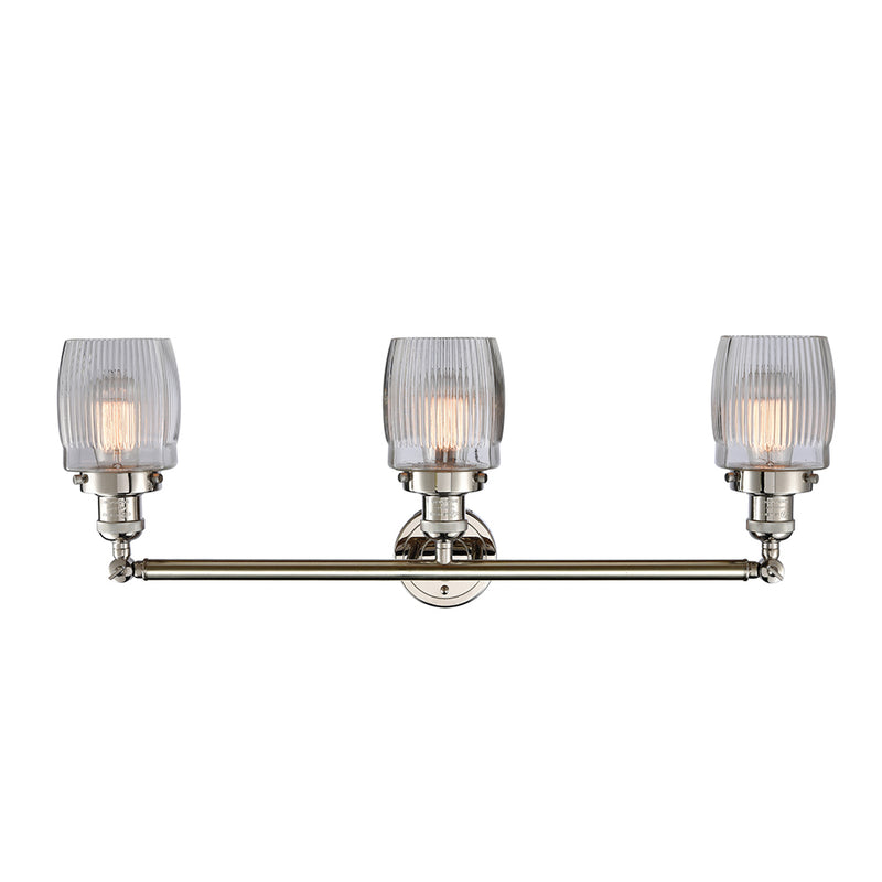 Innovations Lighting Colton 3 Light Bath Vanity Light Part Of The Franklin Restoration Collection 205-PN-G302