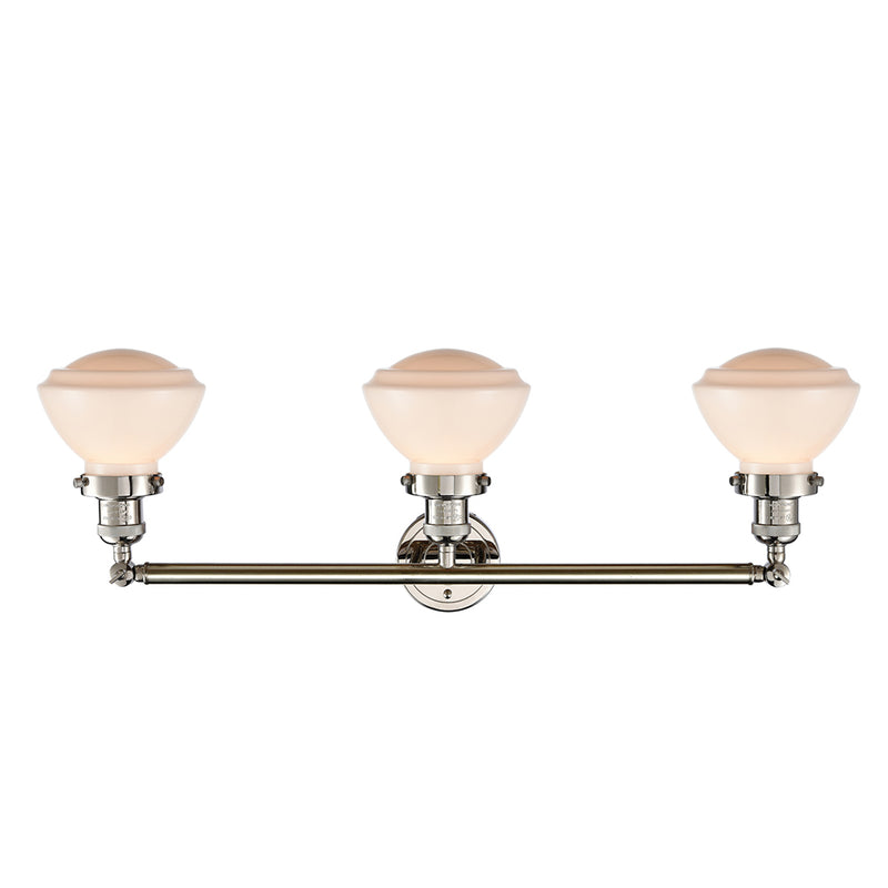 Innovations Lighting Olean 3 Light Bath Vanity Light Part Of The Franklin Restoration Collection 205-PN-G321