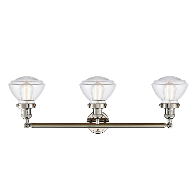 Innovations Lighting Olean 3 Light Bath Vanity Light Part Of The Franklin Restoration Collection 205-PN-G322-LED