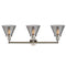 Innovations Lighting Large Cone 3 Light Bath Vanity Light Part Of The Franklin Restoration Collection 205-PN-G43