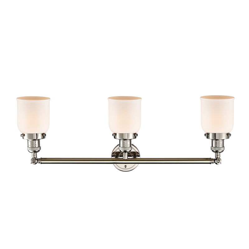 Innovations Lighting Small Bell 3 Light Bath Vanity Light Part Of The Franklin Restoration Collection 205-PN-G51