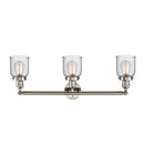 Innovations Lighting Small Bell 3 Light Bath Vanity Light Part Of The Franklin Restoration Collection 205-PN-G54-LED