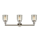 Innovations Lighting Small Bell 3 Light Bath Vanity Light Part Of The Franklin Restoration Collection 205-PN-G58-LED