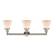 Innovations Lighting Small Cone 3 Light Bath Vanity Light Part Of The Franklin Restoration Collection 205-PN-G61