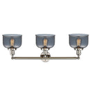 Innovations Lighting Large Bell 3 Light Bath Vanity Light Part Of The Franklin Restoration Collection 205-PN-G73-LED