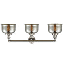 Innovations Lighting Large Bell 3 Light Bath Vanity Light Part Of The Franklin Restoration Collection 205-PN-G78-LED