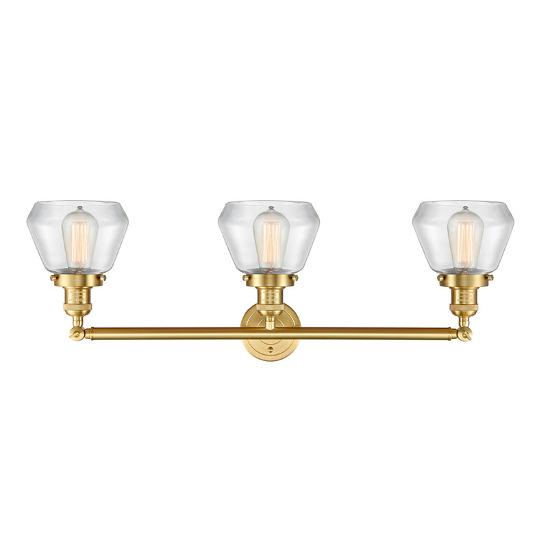 Innovations Lighting Fulton 3 Light Bath Vanity Light Part Of The Franklin Restoration Collection 205-SG-G172