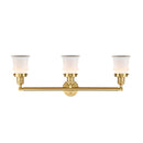 Innovations Lighting Small Canton 3 Light Bath Vanity Light Part Of The Franklin Restoration Collection 205-SG-G181S