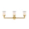 Innovations Lighting Small Canton 3 Light Bath Vanity Light Part Of The Franklin Restoration Collection 205-SG-G181S